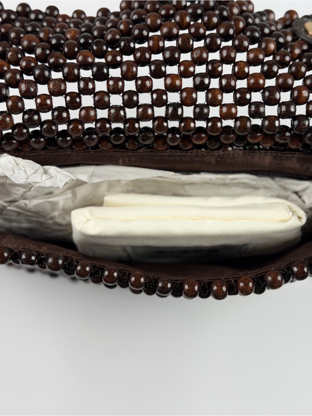 Staud Timmy Shoulder Bag in Dark Brown - Picture 11 of 13